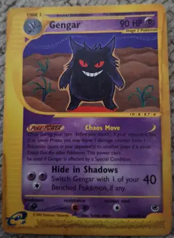 Pokemon TCG Gengar Expedition 2002 Non-Holo Card 48/165 - Image 3