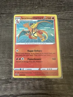 Special Delivery Charizard SWSH075 SWSH: Sword & Shield Promo Cards Holo NM - Image 1