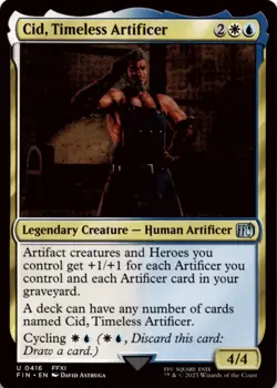MTG Cid, Timeless Artificer (0416) Normal NM FINAL FANTASY Magic 416 - Image 1