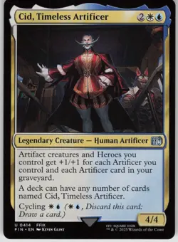 MTG Cid, Timeless Artificer (0414) Normal NM FINAL FANTASY Magic 414 - Image 1