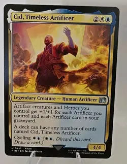 Cid, Timeless Artificer (0417) MTG Final Fantasy Regular - Image 1