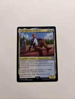 MTG Cid Timeless Artificer #0412 FIN Final Fantasy VII FFVII NM Uncommon - Image 1