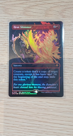 Heat Shimmer | Borderless | Foil | MTG | ECL | Near Mint | English EN - Image 1