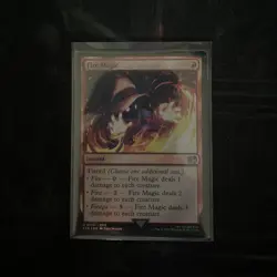 Fire Magic (Foil) | MTG: Final Fantasy | 0136 - Image 1