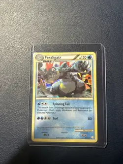 Pokemon TCG Feraligatr Heartgold Soulsilver 20/123 Promo Cracked Ice Holo - Image 1