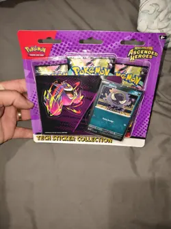 Pokemon Mega Evolutions Ascended Heroes Tech Sticker Collection Gastly Promo - Image 1