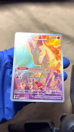 Pokemon TCG NM Rapidash 189/182 Sv10: Destined Rivals Holo Rare Illustration - Image 2