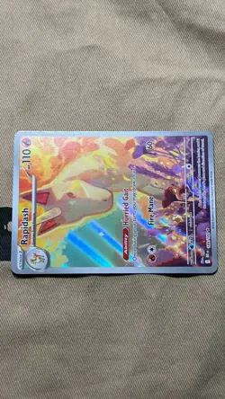 Pokemon TCG NM Rapidash 189/182 Sv10: Destined Rivals Holo Rare Illustration - Image 4