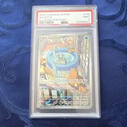 Pokemon TCG Squirtle Illustration Rare Holo Sv07 Stellar Crown 148/142 PSA 9 - Image 1