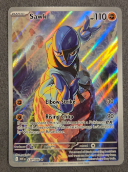 Sawk 130/086 White Flare Illustration Rare POKEMON TCG - Image 1