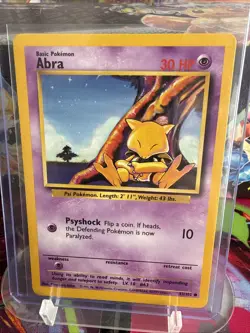 Pokemon TCG Abra Base Set 43/102 Never Played, Near Mint! - Image 1