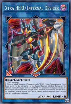 Xtra HERO Infernal Devicer BLC1-EN009 Secret Rare NM yugioh - Image 1