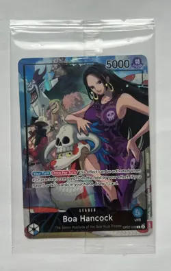 Boa Hancock OP07-038 PSA Magazine Promo One Piece TCG - Brand New Sealed - Image 3
