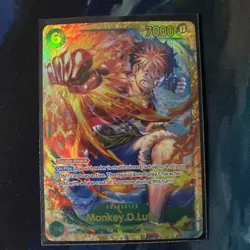 Monkey.D.Luffy OP13-118 SEC Carrying On His Will One Piece TCG NM - Image 1
