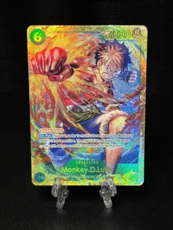 One Piece TCG Monkey D. Luffy SEC OP13-118 English Secret Rare NM - Image 1