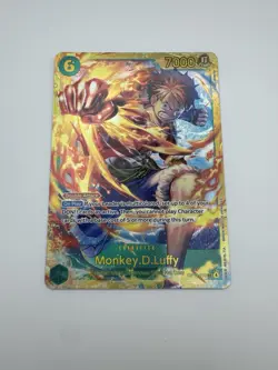 Monkey.D.Luffy Secret Rare - Carrying On His Will #OP13-118 SEC One Piece TCG - Image 1
