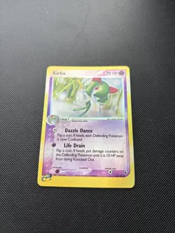 Pokemon Card EX Ruby & Sapphire Kirlia 35/109 Rare Reverse Holo - Image 2