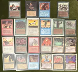 MTG Magic Vintage Lot including Beta Edition, unlimited, dark, 4th ed Cards!!! - Image 1