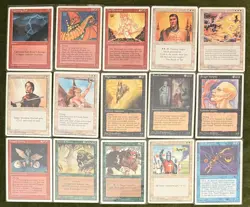 MTG Magic Vintage Lot including Beta Edition, unlimited, dark, 4th ed Cards!!! - Image 2