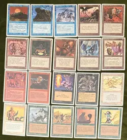 MTG Magic Vintage Lot including Beta Edition, unlimited, dark, 4th ed Cards!!! - Image 3