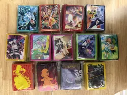 13 NEW Various Sets Pokemon TCG ETB Card Sleeves Sword Shield Scarlet Violet Lot - Image 1