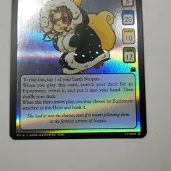Hannah the Cursed Holo Hannah and the Ice Caves 11/200 2006 Neopets TCG Card - Image 3
