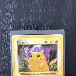 Pikachu 58/102 Shadowless RED CHEEKS Base Set Vintage Pokemon Card WOTC - Image 2