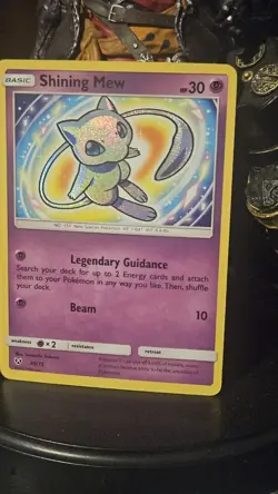 Shining Mew 40/73 Shining Legends Holo Rare Card Near Mint NM Condition - Image 2