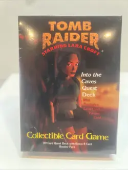 1999 Tomb Raider CCG Card Quest Card Game Factory Sealed Box Set Of 2-lot 🔥 - Image 1