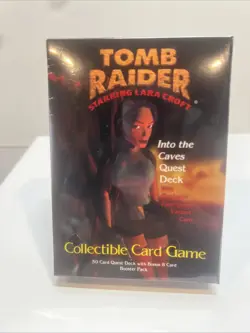 1999 Tomb Raider CCG Card Quest Card Game Factory Sealed Box Set Of 2-lot 🔥 - Image 2