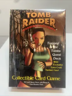 1999 Tomb Raider CCG Card Quest Card Game Factory Sealed Box Set Of 2-lot 🔥 - Image 3