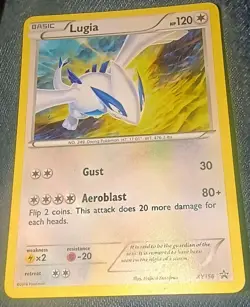 Lugia XY156 Holo Ultra Rare Black Star Promo Pokemon Card - Image 2