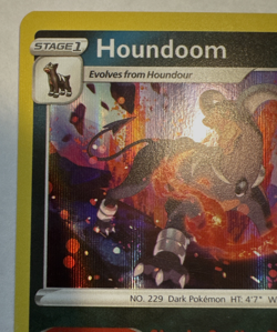 Houndoom 096/163 Stamped Prize Pack Series Card Holo NEAR MINT - Image 2