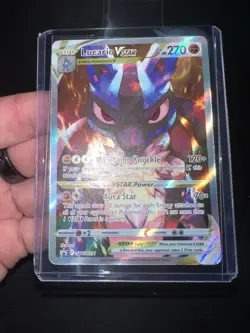 Lucario VSTAR SWSH291 SWSH: Sword & Shield Promo Cards Holo NM+ - Image 1