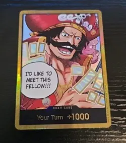 DON!! Card (Gol.D.Roger) (Gold) Carrying On His Will Foil - Image 1