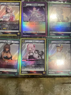Union Arena TCG Japanese Goddess of Victory: Nikke Card Set Of 9 Holo Rare - Image 4