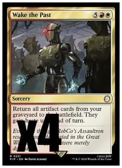 MTG | Wake the Past (x4 Playset) | (NM) Universes Beyond: Fallout - Image 1