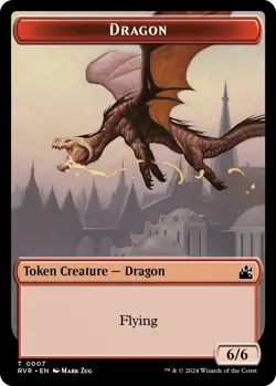 MTG Dragon Token - 7 / English / Near Mint - Image 1