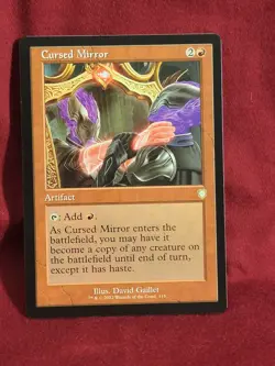 Cursed Mirror NM RETRO FRAME Commander: The Brothers' War MTG FREE SHIPPING - Image 3