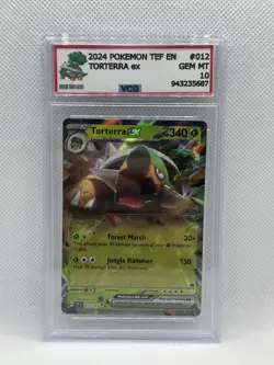 Torterra ex - POKEMON - Temporal Forces - #12 - Double Rare -VCG 10 - NO PSA/BGS - Image 1