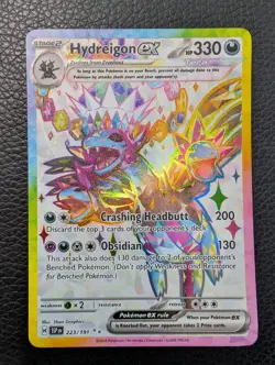 Hydreigon ex - 223/191 Surging Sparks (Pokemon) Full Art Ultra Rare - Image 1