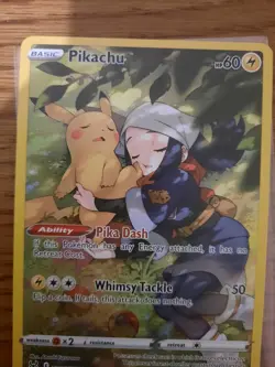 Carte Pokemon : Pikachu FA Alternative 2022 Lost Origin TG05/TG30 NM 🇬🇧 - Image 2