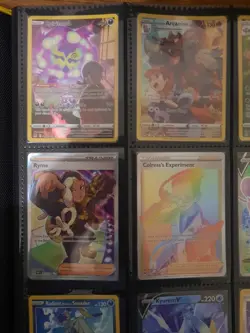 Set Of 9 Pokemon Cards : Arcanine Roserade - Secret Rainbow Full Art Alternative - Image 2