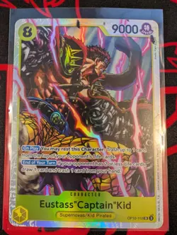 One Piece - Eustass Captain Kid FOIL SR - PRB-02 English REPRINT - Image 1