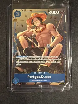 One Piece TCG - Portgas.D.Ace P-074 Promo Card One Piece Tin Set Vol. 2 *SEALED* - Image 1