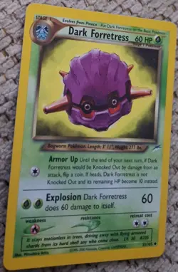 Pokemon TCG Dark Forretress Card 35/105 Neo Destiny - Image 2