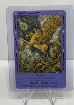 Bella Sara Magical Friends “Seraphia" Rare Card Mint - Image 1