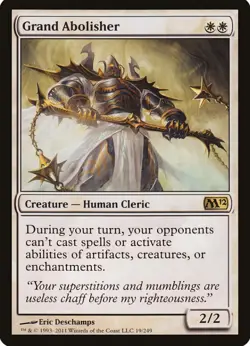 Magic The Gathering MTG Grand Abolisher Core Set 2012 (M12) Foil LP Light Played - Image 1