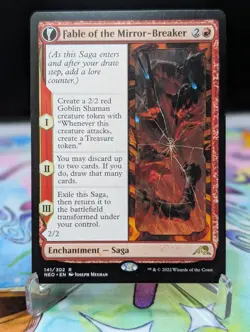 MTG Kamigawa: Neon Dynasty- Fable of the Mirror-Breaker 141 Regular - Image 1