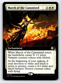 March of the Canonized (Extended Art) R Commander: The Lost Caverns of Ixalan # - Image 1